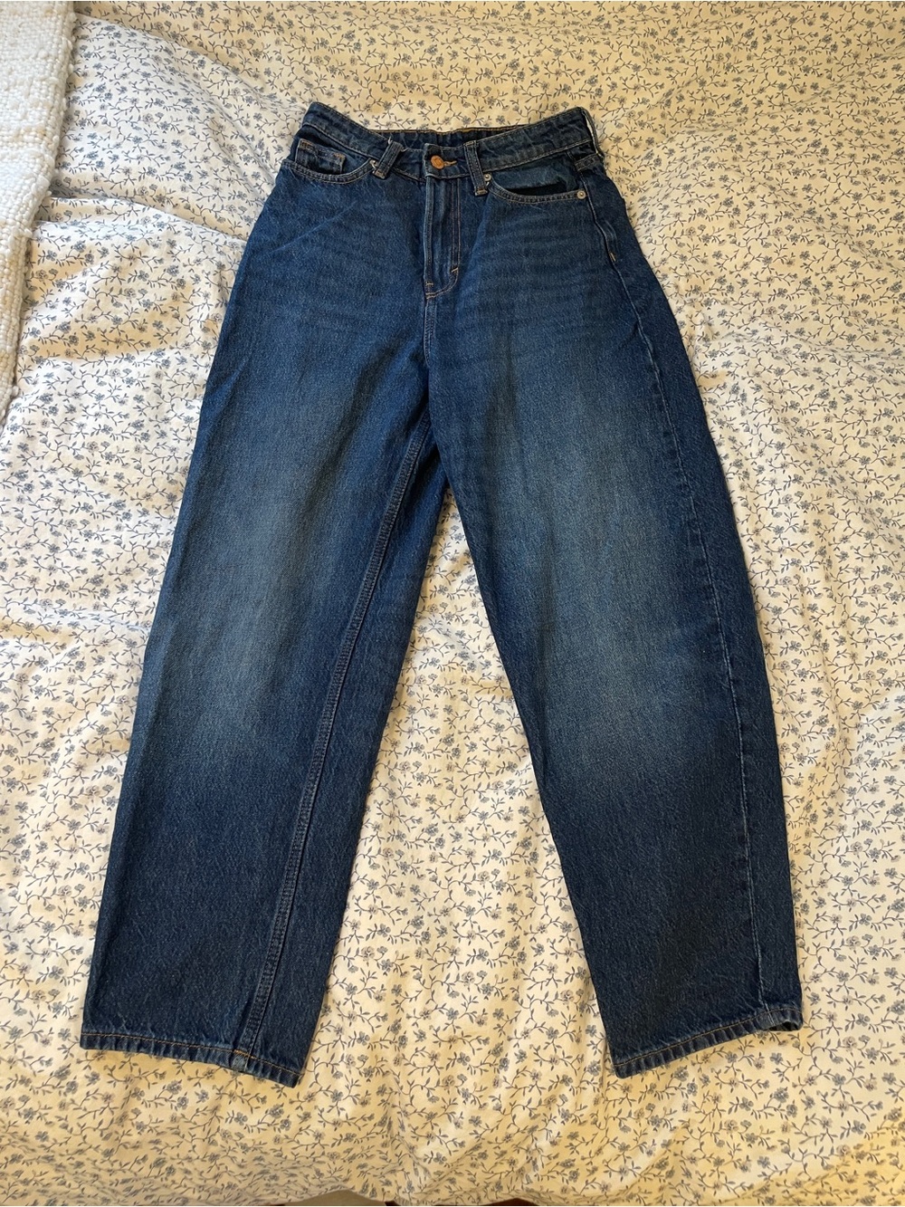 H&M Dark Blue Boyfriend Jeans